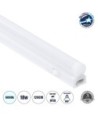 GloboStar® TUBO 60790 Γραμμικό Φωτιστικό Οροφής Linear LED Τύπου T5 Επεκτεινόμενο 18W 1800lm 180° AC 220-240V IP20 Πάγκου Κουζίνας με Διακόπτη On-Off Μ120 x Π2.2 x Υ3.5cm Ψυχρό Λευκό 6000K - Λευκό - 3 Years Warranty